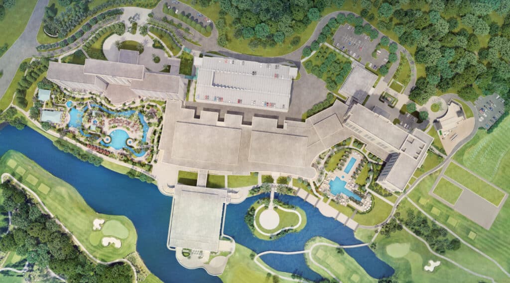 The Waldorf Astoria Orlando and Signia by Hilton Resort Complex Map