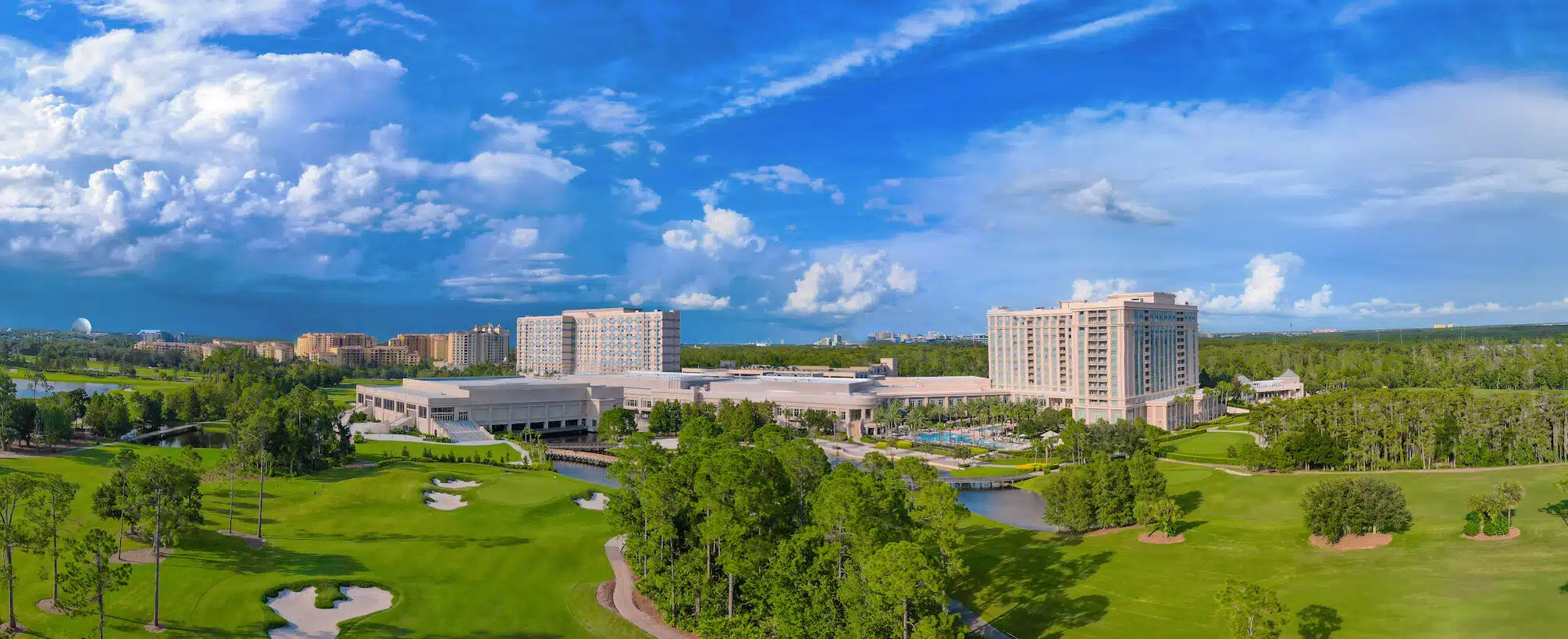 Exterior view of Waldorf Astoria at Bonet Creek Complex